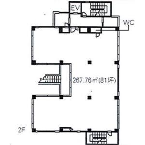 プラザ伊藤 2階号室 間取り図