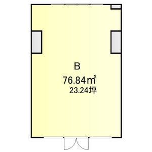 NEUA　NARUMI B号室 間取り図