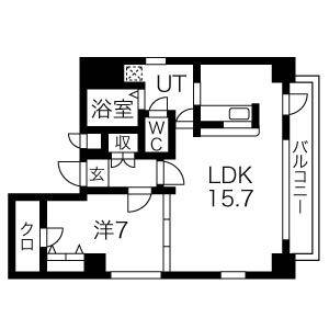 セントラルハイツ栄 間取り図