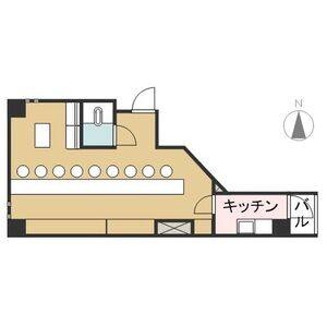 サンピア錦 2C号室 間取り図
