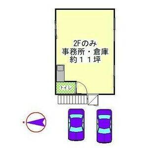楠味鋺貸事務所倉庫 号室 間取り図