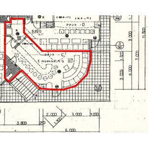 FLEX法華6番館 2D(店舗)号室 間取り図