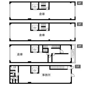 高野町6丁目ビル 間取り図