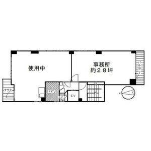 安田ビル 3F南号室 間取り図