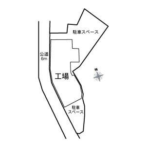 泉町貸倉庫 間取り図