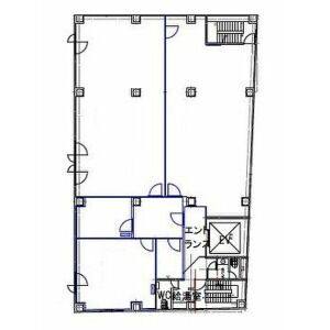 駒屋ビル 5階号室 間取り図