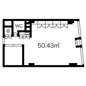 花車ビル中館 間取り図