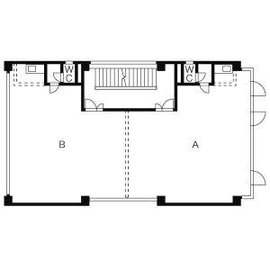 春日井ビル 3FB号室 間取り図