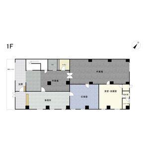 蒲郡事務所 1号室 間取り図