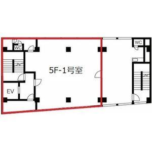 アミティエ錦第一ビル 5F 間取り図