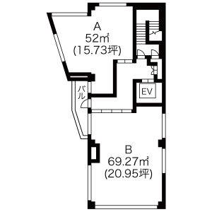 KCガーデン 7B号室 間取り図