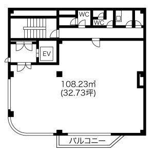 TH錦ビル 4階号室 間取り図