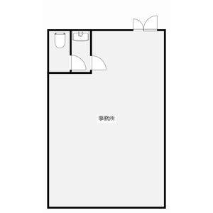 ブルーリバービル 2階号室 間取り図