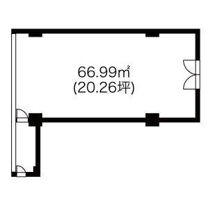 オアシス栄ビル 5階C号室号室 間取り図