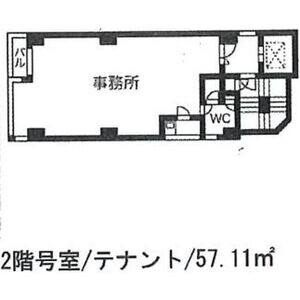丸茂御園ビル 2階号室 間取り図