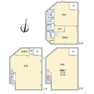 名古屋市守⼭区⼤森2丁⽬　倉庫・事務所 号室 間取り図