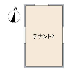 CrossRoad SasashimaLive 2号室 間取り図