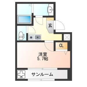 チャミー東山 401(SOHO相談可)号室 間取り図