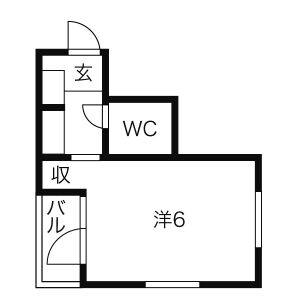 レジデンス清水 間取り図