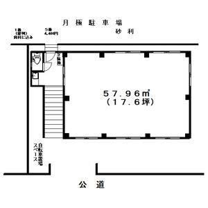 茨坪貸事務所 間取り図