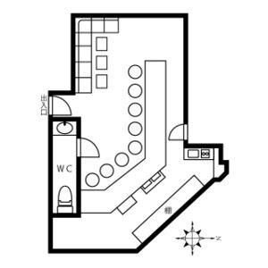 ピボット道徳ビル 201号室号室 間取り図