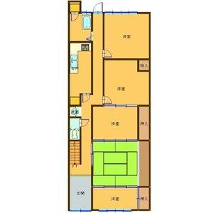 松原2丁目借家 号室 間取り図