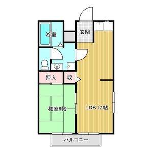 レジデンスウエダ 間取り図