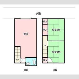 423　小酒井　亀島店舗・倉庫 号室 間取り図