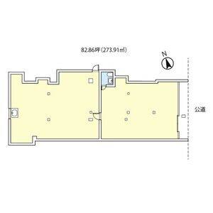 牛田通店舗 1階号室 間取り図