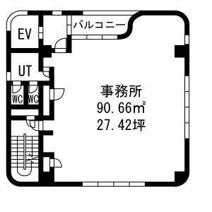 鹿島・スクエアビル 間取り図
