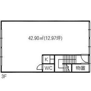 若尾ビル 3階号室 間取り図
