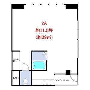 SBS92 2A号室 間取り図