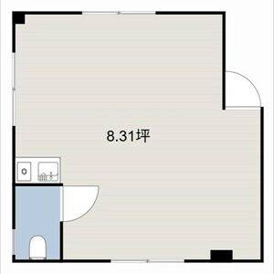 おきなわビル 3C号室 間取り図