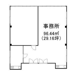刈谷第1東海ビル 3F号室 間取り図