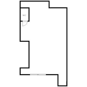 浅井ビル 1号室 間取り図