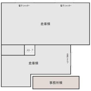 春日井西山倉庫 間取り図