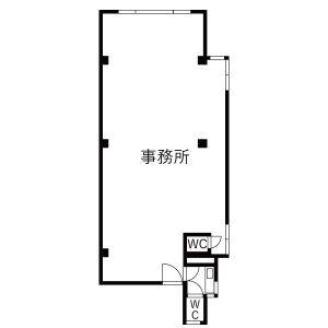 マキビル 3F号室 間取り図