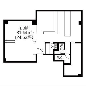 KAZビル 5A号室 間取り図
