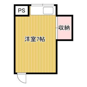 幸吉荘 2号室 間取り図
