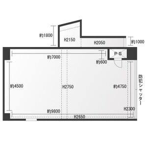 SKY WAY 2001 1階A(倉庫・物置、作業場相談可)号室 間取り図