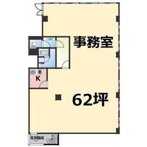 チケン錦ビル 2F号室 間取り図
