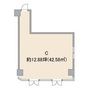 髙帆ビル 5F C号室 間取り図