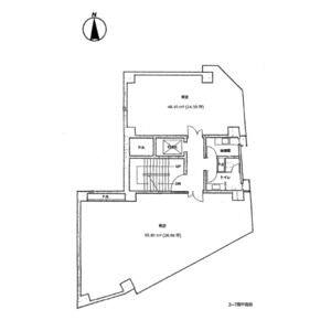 今池堂ビル 5階南号室 間取り図