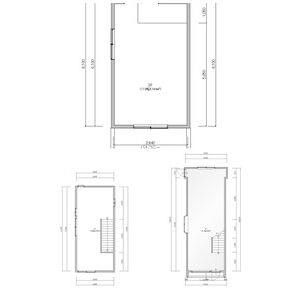 泉一丁目一棟貸店舗 1棟号室 間取り図