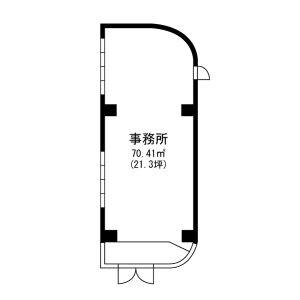 アクセス丸の内ビル 1階号室 間取り図