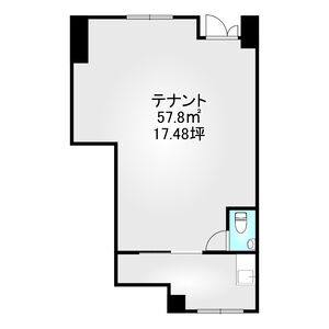 石坂ハイツ 1階東号室 間取り図