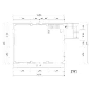 anode building 2F号室 間取り図