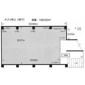 fメゾン吹上 B1号室 間取り図