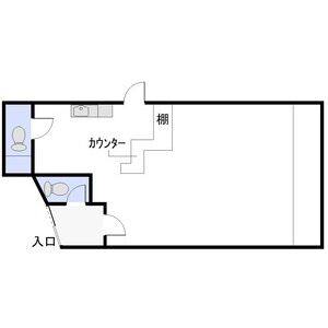 センチュリーコウワ 1B号室 間取り図