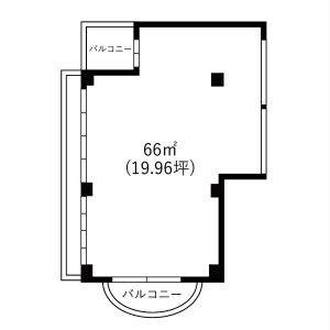 SMY88植田 2B号室 間取り図